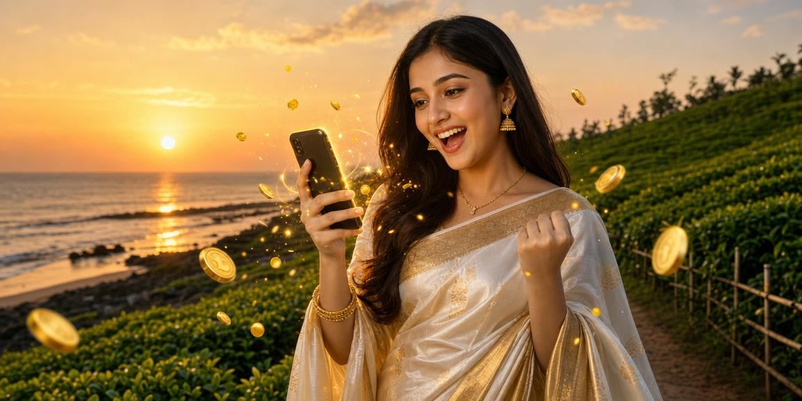 সেন্ট মার্টিনে মোবাইলে ক্যাসিনো গেম উপভোগ করছেন একজন ব্যবহারকারী